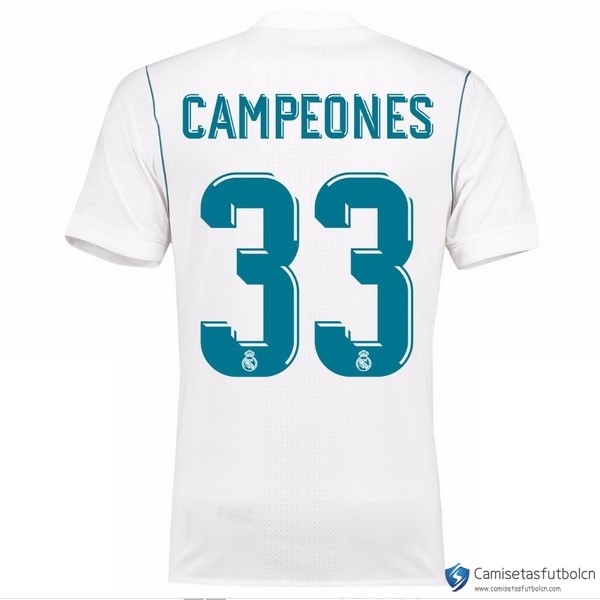 Camiseta Real Madrid Primera equipo Campeones 2017-18